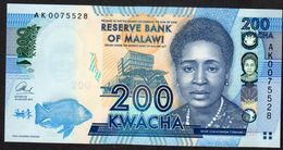 MALAWI  : 200 Kwacha - 2016 - UNC - Malawi