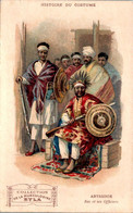 Cpa Avec Publicité Au Dos Collection De La Musculosine Byla Costume Abyssinie Nord De L'Ethiopie TB.Etat - Ethiopia