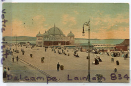 RHYL - ( Denbighshire ) - The Promenade, Animation, épaisse, Ancienne, Cliché Peu Courant, écrite,TBE, Scans.ancienne, - Merionethshire