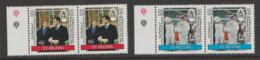 St  Helena  1986 SG 456-7  Royal Wedding Marginal Pairs Unmounted Mint - Sint-Helena