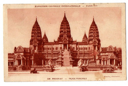 PARIS 1931-- Exposition Coloniale Internationale --Cambodge Temple D'Angkor Vat ..cachet EXPO - Exhibitions