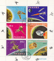 PANAMA 1137-1142,used Sheet - América Del Norte