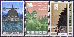 INDONESIA -  Restoration Of The Temple Of Borobudur - **MNH  -1983 - Buddhism
