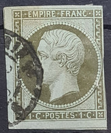 FRANCE 1860 - Canceled - YT 11a - 1853-1860 Napoleon III