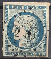 FRANCE 1850 - Canceled - YT 4 - Damaged On Lower Edge - 1849-1850 Cérès