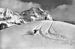 Suisse-Schweiz-Zwitzerland-Svizzera-homme En SKI-SKIEUR-SPORT D'HIVER-Neige-Klein Scheidegg Mönch-Photo GyGer Adelboden - Deportes De Invierno