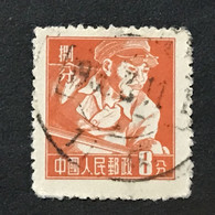◆◆◆CHINA 1955-56 Miner , Sc＃278 , 8F  USED  AC2388 - Used Stamps