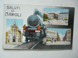 CPA ITALIE : Saluti Da NAPOLI - Train - Altri