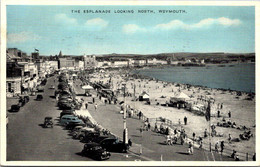 (4 H 13) Older Postcard (posted 1960) Weymouth Beach ??? - Weymouth