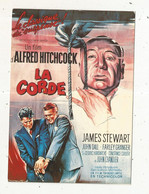Cp , Affiche , Cinéma , LA CORDE , Un Film D'Alfred HITCHCOCK , James Stewart , Vierge , Ed. Nugeron - Affiches Sur Carte