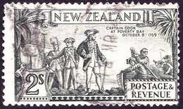 NEW ZEALAND 1942 KGVI 2/- Olive-Green SG589e Used - Gebraucht