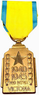 Médaille De L'Effort De Guerre Colonial / Medaille Voor De Koloniale Oorlogsinspanning - 1940-1945 - En Bronze - WWII - Belgien