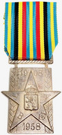 Médaille Du Cinquantenaire Du Congo Belge / Medaille Vijftigste Verjaardag Belgisch Congo - 1908-1958 - En Bronze - Belgique