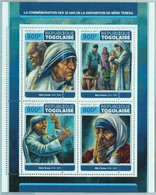 A3617-Togo ERROR MISSPERF 2017 Religion Mother Teresa - Moeder Teresa
