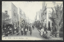 Carte P De 1912 ( Sfax / Rue De La République ) - Tunisia
