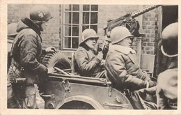 BASTOGNE . Le Général PATTON En Jeep Armée .(Carte Sortie D'un Carnet). - War 1939-45