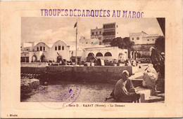 RABAT - La Douane - Troupes Débarquées Au Maroc -  Maroc - Rabat