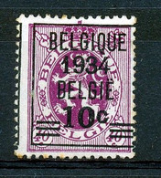 BELGIE - OBP Nr 376 - Heraldieke Leeuw Met Opdruk - MH* - Cote 17,00 € - Typos 1929-37 (Heraldischer Löwe)