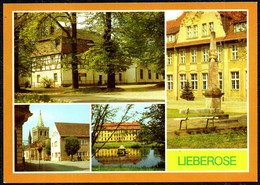F7381 - TOP Lieberose - HO Gaststätte Lindenhof Schloß Postmeilensäule - Bild Und Heimat Reichenbach - Beeskow