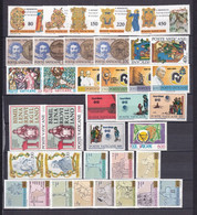 VATICAN - ANNEES COMPLETES 1980 + 1981 ** MNH - 37 VALEURS - COTE = 24.25 EUR. - Full Years
