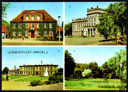 F7390 - TOP Ludwigslust - Rathaus Bahnhof Schloß - VEB Bild Und Heimat Reichenbach - Ludwigslust