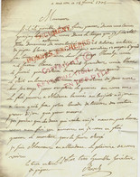 1773 FAIENCES FAIENCERIE ALSACE LORRAINE LETTRE DE COMMERCE Macon Pour  MANUFACTURE ST CLEMENT LUNEVILLE B.E. - ... - 1799