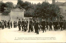 CATASTROPHES - Carte Postale Des Funérailles Des Victimes De L'Explosion Du Cuirassé Liberté - L 120829 - Catastrophes