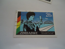 ZIMBABWE  USED STAMPS  STUDES    WOMENS - Zimbabwe (1980-...)