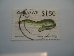 ZIMBABWE  USED STAMPS  FISHES    FISH - Zimbabwe (1980-...)