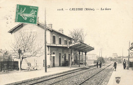 69 - RHÔNE - CALUIRE - La Gare - Animation - Beau Cliché -10154 - Caluire Et Cuire