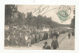 Cp, 93 , SAINT DENIS , La Cavalcade , Avenue De PARIS , Voyagée - Saint Denis