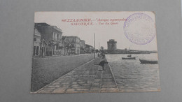 Salonique / Vue Du Quai/ Avec Tampon / 1917 - Griechenland
