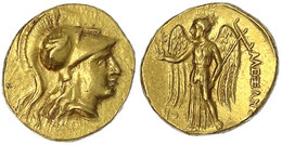 Stater 330/323 V. Chr., Memphis. Athenakopf Mit Korinthischem Helm R./Nike Steht L. 8,58 G.gutes Vorzüglich, Prachtexemp - Griekenland