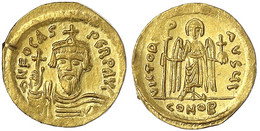 Solidus 602/610, Constantinopel, 10. Offizin. 4,41 G.gutes Vorzüglich, Kratzer Am Rand. Sear 620. - Byzantium