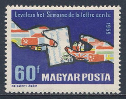 Hungary Ungarn 1959 Mi 1628 YT 1316 SG 1607 ** Int. Briefwoche / Int. Correspondence Week - "Taking Delivery" - Otros & Sin Clasificación
