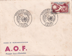 A.O.F. - Enveloppe 1er Jour - B/TB - Lettres & Documents