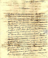 1737 De Cadix Signée Casaubon SYNDIC DE LA COMPAGNIE DES INDES & Béhic Négociants Pour BEAUMONT LEMAITRE MARSEILLE - Documentos Históricos