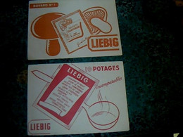 Vieux Papiers Buvards  Publicitaires X 2  Potages Liebig - L