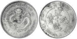 Dollar (Yuan) O.J. (1909) Provinz Hu-Peh. Sehr Schön. Lin Gwo Ming 187. Yeoman 131 ("1909-1911"). - Cina