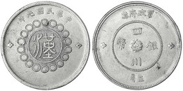 1/2 Dollar Jahr Nien = 1912. Provinz Szechuan, Prägung Der Militär-Regierung.sehr Schön/vorzüglich. Lin Gwo Ming 367. - Cina