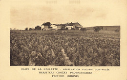 69 - RHÔNE - FLEURIE - Clos De La Roilette - Vignoble - CROZET Propriétaires - Vin- Alcool - 10212 - Other & Unclassified