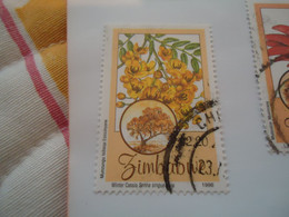 ZIMBABWE  USED STAMPS  FLOWERS - Zimbabwe (1980-...)