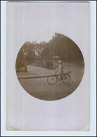 W7Q69/ Mädchen Mit Fahrrad Privat Foto AK Ca.1920 - Sin Clasificación