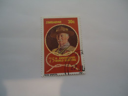 ZIMBABWE  USED STAMPS  SCOUTING POWELL - Zimbabwe (1980-...)