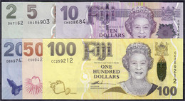 Kompletter Satz Zu 2, 5, 10, 20, 50 U. 100 Dollars 2007. I. Pick 109-114. - Fiji