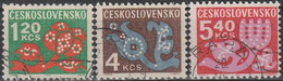 Chescolovaquia 1973  -  Yvert 1963 + 1971 + 2005  ( Usados ) - Official Stamps