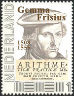 FRISIUS, G. - Astronomer, Mathematician, Cartographer - Basics Of Triangulation, Mathematics, Maths - Individual Stamp - Ohne Zuordnung