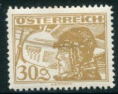 AUSTRIA 1925 Airmail Definitive: Aviator 30 G. LHM / *.   Michel 476 - Ongebruikt