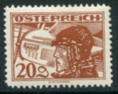 AUSTRIA 1925 Airmail Definitive: Aviator 200 G. LHM / *.   Michel 474 - Ongebruikt