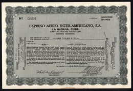 1952 Havana, Cuba: Expreso Aereo Inter-Americano, S.A. (La Habana, Cuba) - Aviation - Aviazione